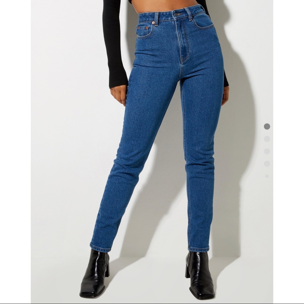 Slim Skinny Jeans in Indigo Blue